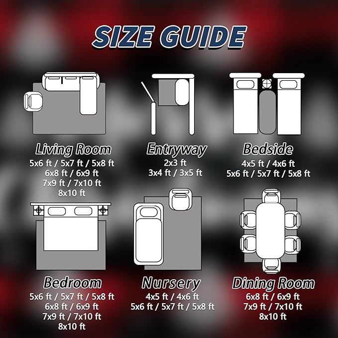 Christmas Area Rug, 3x5 Rug for Entryway Indoor, Xmas Tree Snowflake Holiday Washable Rugs for Living Room Bedroom, Non Slip Soft Low Pile Stain Resistant Carpet, Merry Christmas Room Decor