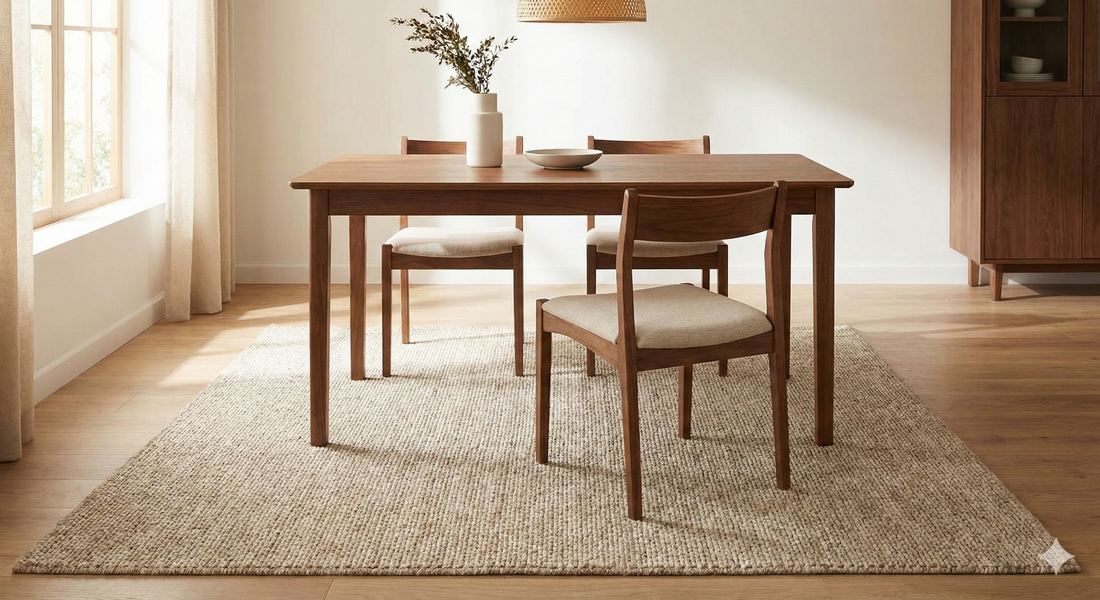 The Dining Rule: Finding the Perfect Rug Size for Your Table and Chairs