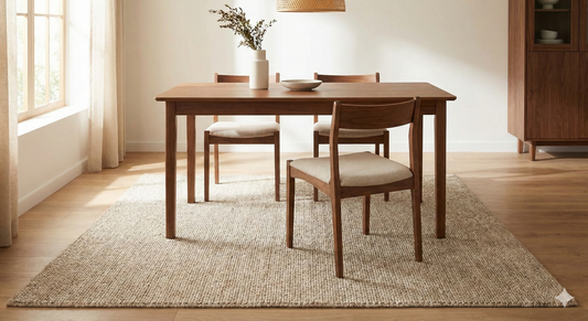 The Dining Rule: Finding the Perfect Rug Size for Your Table and Chairs
