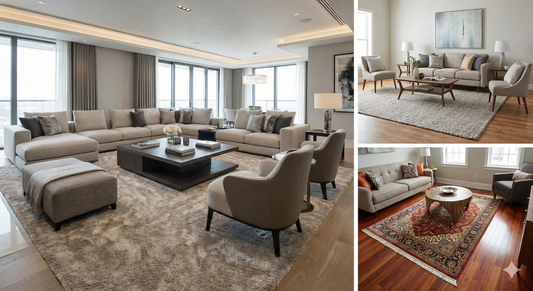 The Perfect Finish: Choosing a Rug That Fits Your Furniture Layout