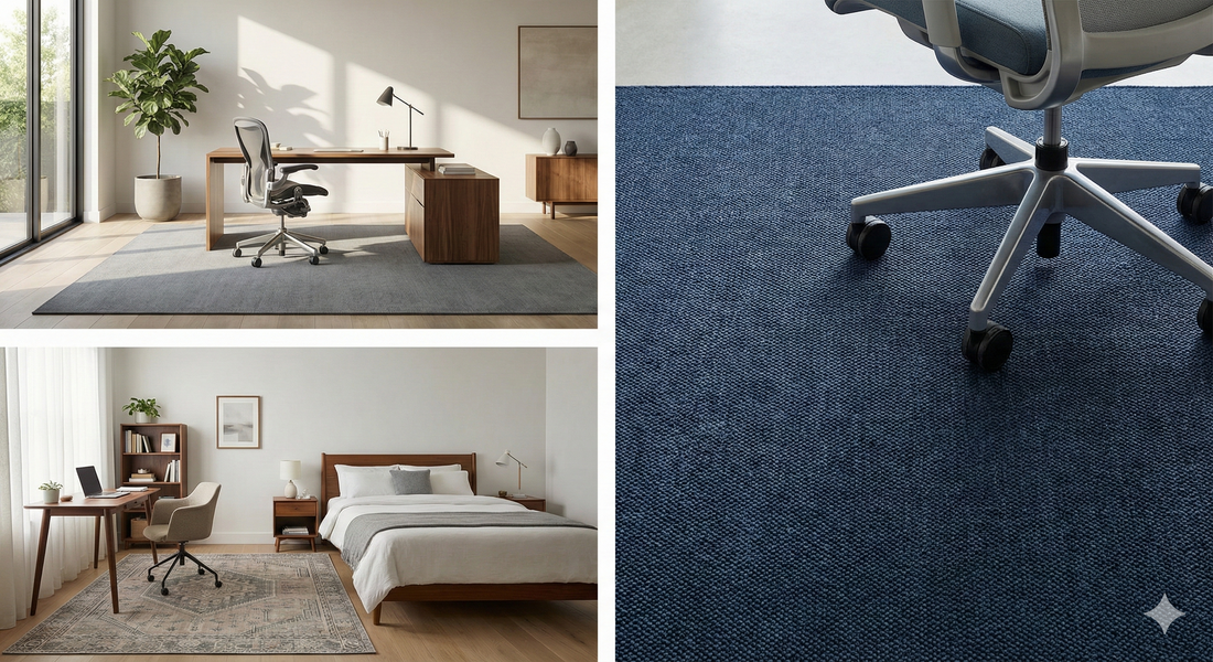 Productivity in Style: Elevating Your Home Office with Low-Pile Rugs