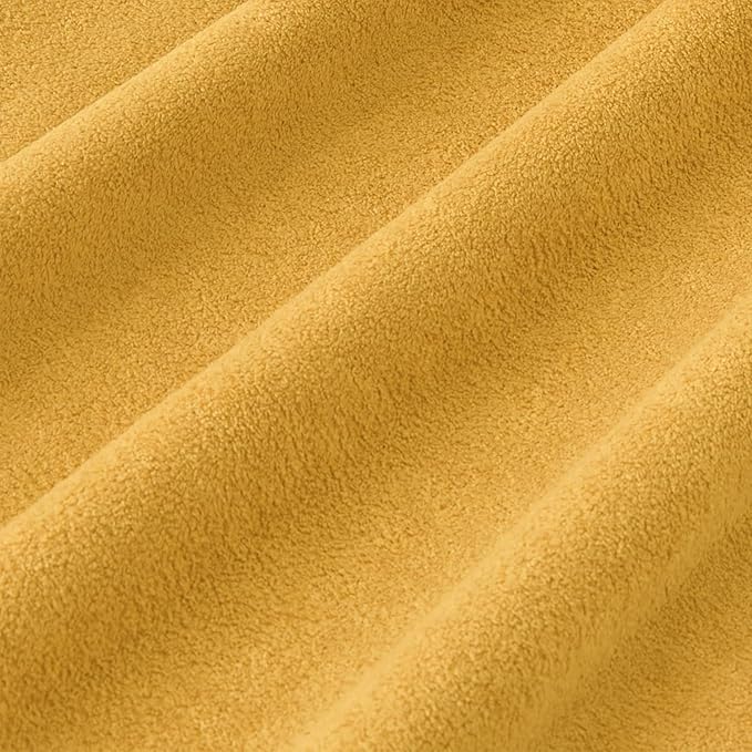 Kevin Textile Waterproof Decorative Pillow Covers Yellow 12x20 Inch Pack of 2 Soft Boucle Textured Lumbars Cushions Elegant Accent Pillows for Couch Sofa Chair Bed Home Decor Indoor Outdoor