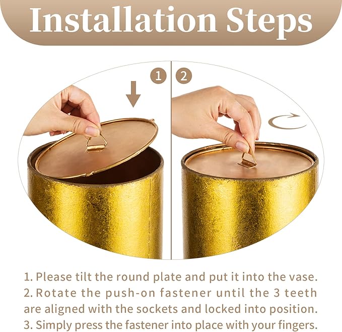 Sziqiqi Metal Floor Vase Gold Large Vases - 32/27/22in Decorative Tall Vase Set of 3 for Home Decor Vintage Big Flower Vases Stand for Twigs Branches Dried Flowers Antique Shabby for Living Room