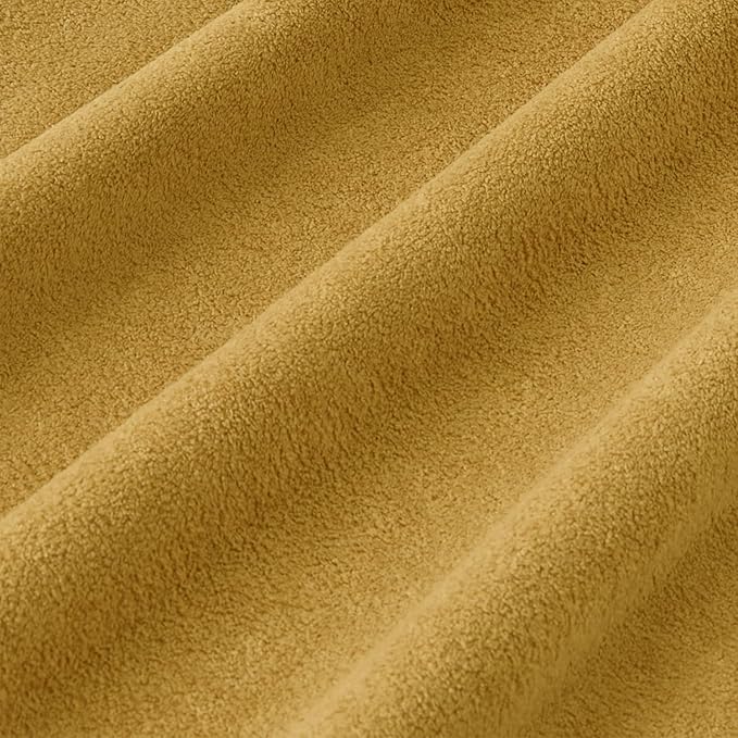 Kevin Textile Waterproof Decorative Pillow Covers Mustard Yellow 12x20 Inch Pack of 2 Soft Boucle Textured Lumbars Cushions Elegant Accent Pillows for Couch Sofa Chair Bed Home Decor Indoor Outdoor