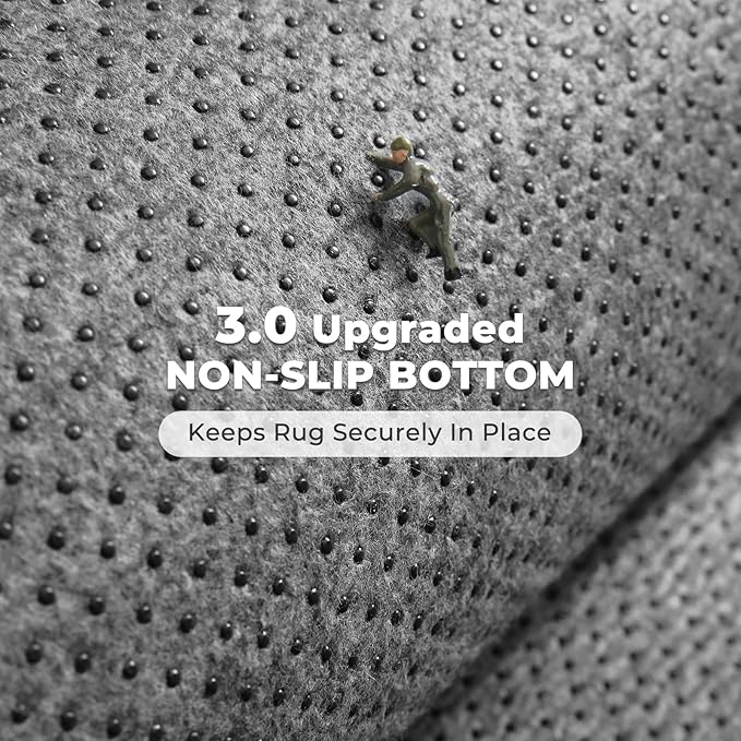 OPPODREAM Round Rugs 4ft for Play Room, Ultra Soft Circle Rug for Bedroom, 4 ft Fluffy Kids Carpet with 0.4" Thick Non-Slip Backing, Long Pile Shag Carpet, Fuzzy, Shaggy, Tie-dye Light Grey & Grey