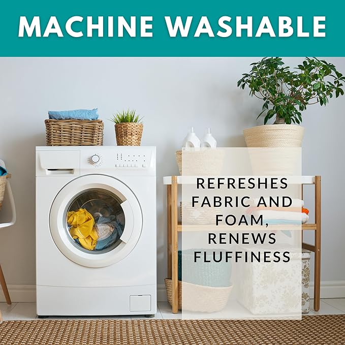 Barnett Home Decor Dining Chair Cushions with Ties, 16.5 x 18 Inches, Pack of 2 – Machine Washable, Made with 100% Cotton and Plush Latex Foam Fill, Made in USA – Cotton Duck Navy Blue