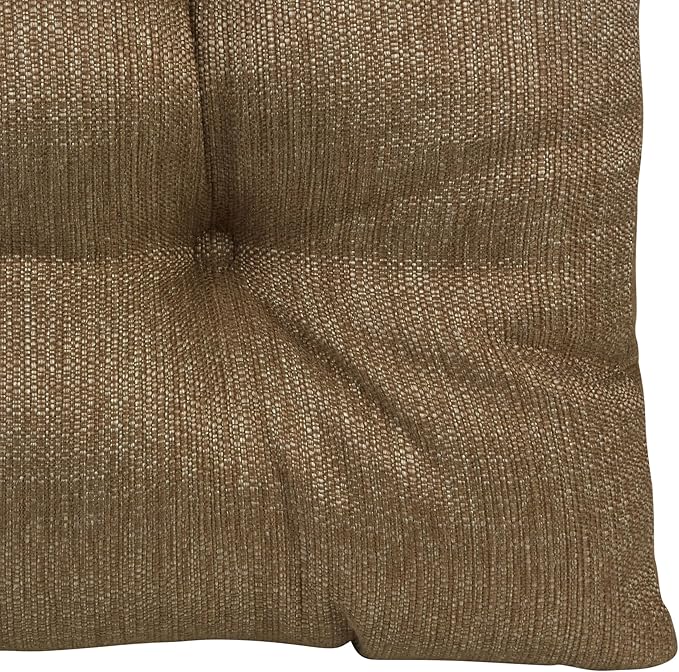 Klear Vu Gripper Overstuffed Universal Non-Slip Dining Chair Cushions for Kitchen Decor or Office Use, U-Shaped Skid-Proof Seat Pad, 15x15 Inches, 2 Count (Pack of 1), Solid Gold