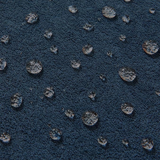 Kevin Textile Waterproof Decorative Pillow Covers Navy Blue 12x20 Inch Pack of 2 Soft Boucle Textured Lumbars Cushions Elegant Accent Pillows for Couch Sofa Chair Bed Home Decor Indoor Outdoor